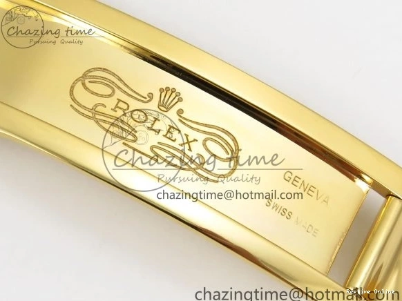 1225 WrinkleFree DayDate 40 228238 ARF 904L Steel YG Crystal Diamonds Bezel on President Bracelet VR 1550